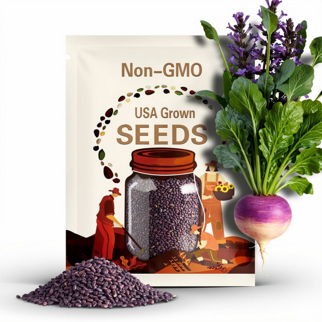 Purple Top Turnip greens seeds