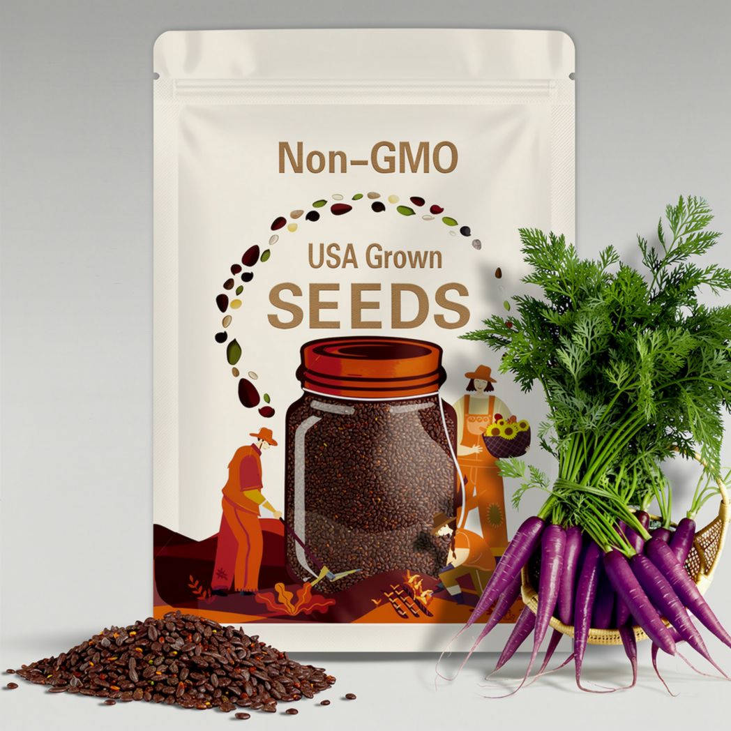 Carrot Purple Sun pellet seed 100