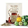 Scallop Blend, Summer Squash,   Heirloom Seeds,  Open Pollinated Vegetable   Non-GMO