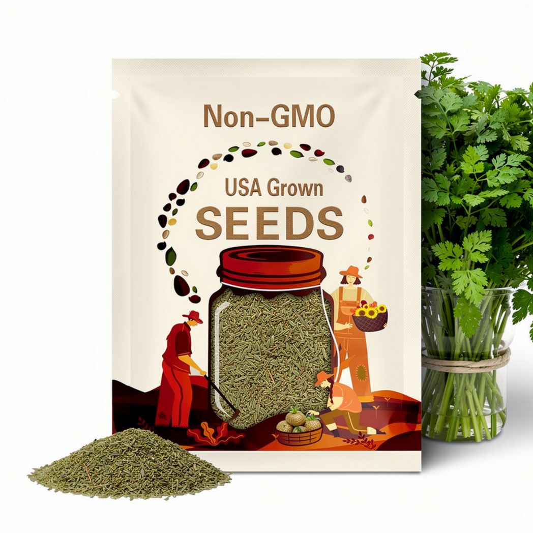 Chervil (seeds) French Parsley Heirloom Culinary Herb Fines Herbes Microgreens Gourmet Cooking Anise Flavor Garden Annual