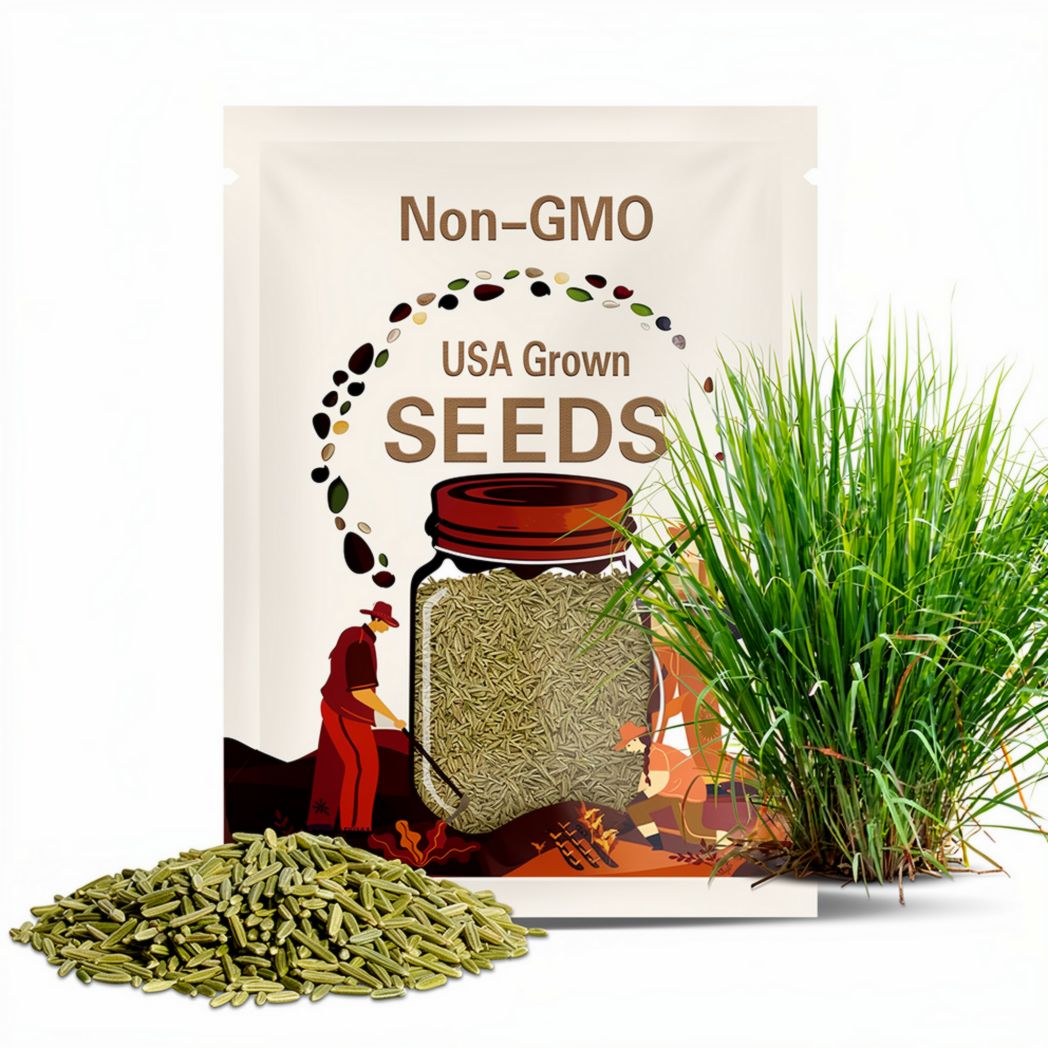 50+ Lemongrass Seeds | Non-GMO Cymbopogon citratus Fresh