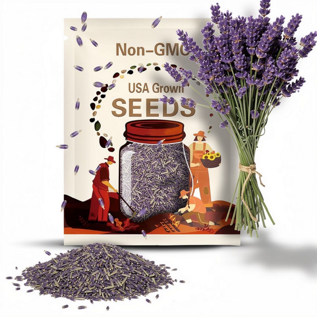 100s|French Lavender Seeds - Perennial - Authentic Seeds - Lavender Flowers - Lavender Field - Lavender Farm - Mix Seeds for Plant #C005